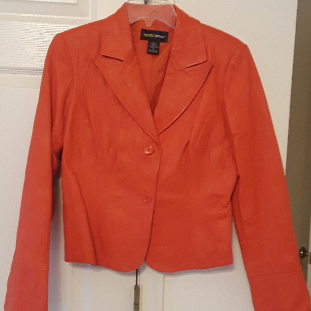 Leather jacket